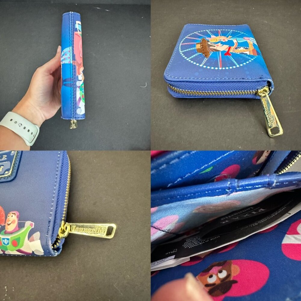 Loungefly Pixar Moment Woody & Bo Peep Mini Backpack and Wallet Toy Story 4 - Picture 12 of 16